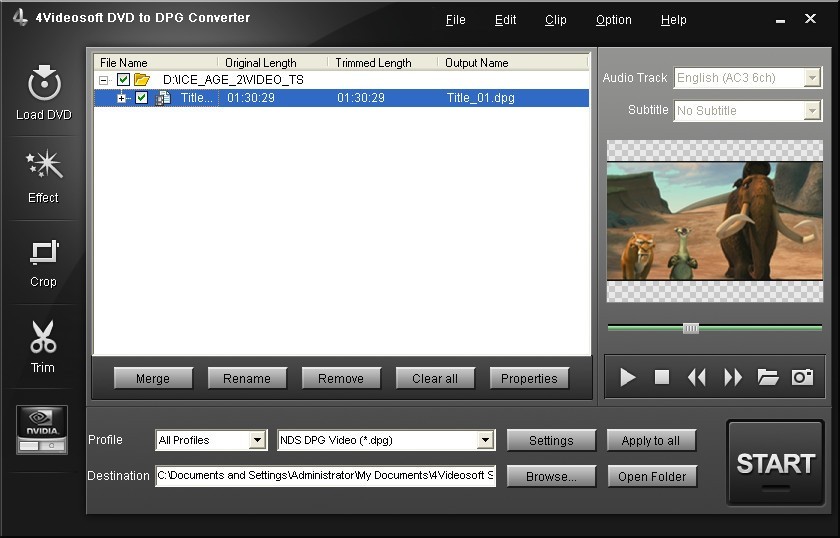 4Videosoft DVD to DPG Converter 3.3.32