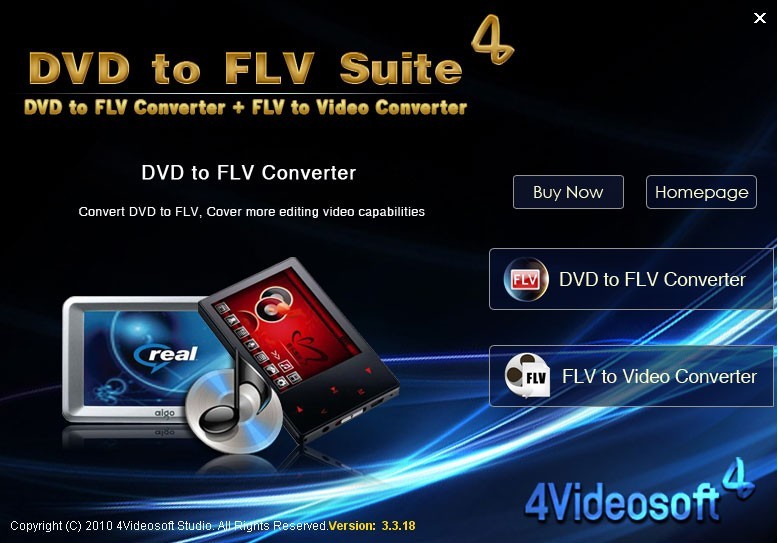 4Videosoft DVD to FLV Suite 3.2.20