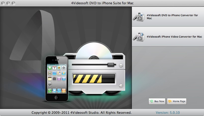 4Videosoft DVD to iPhone Suite for Mac 5.1.28
