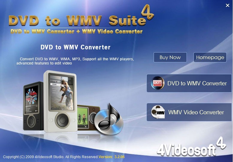 4Videosoft DVD to WMV Suite 3.2.06