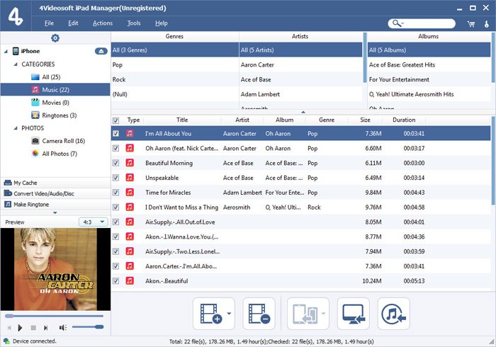 4Videosoft iPad Manager 7.0.16