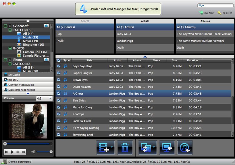 4Videosoft iPad Manager for Mac 7.0.12