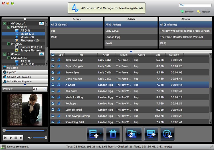 4Videosoft iPod Manager for Mac 7.0.22