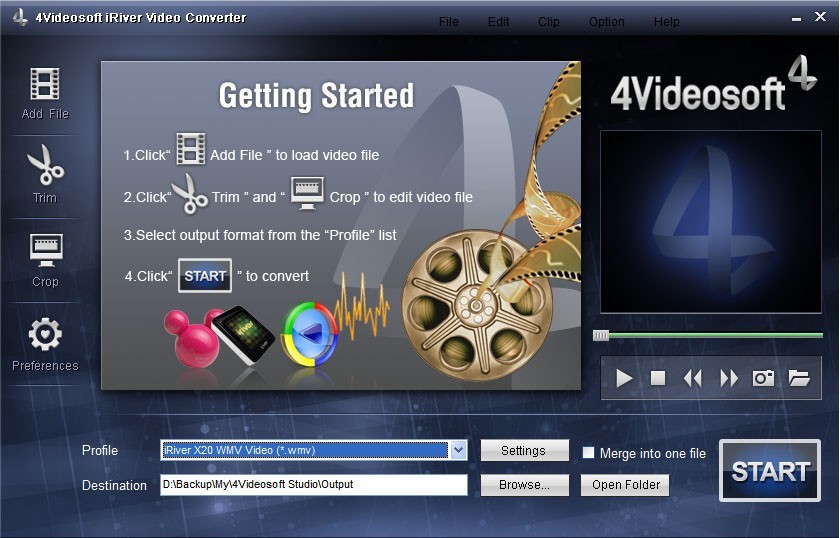 4Videosoft iRiver Video Converter 3.1.10