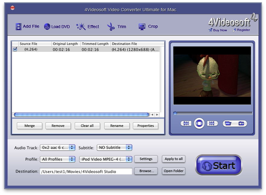 4Videosoft Video Converter Ultimate for Mac 3.3.12
