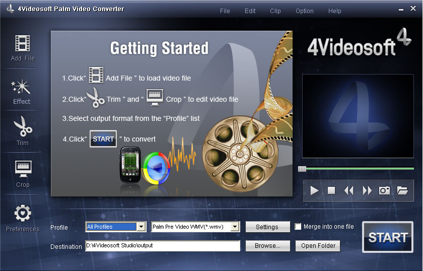 4Videosoft Palm Video Converter 3.2.12