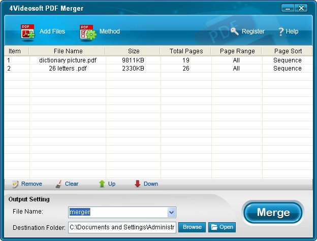 4Videosoft PDF Merger 3.2.18