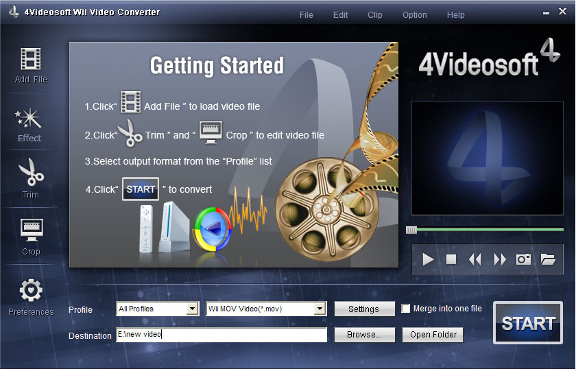 4Videosoft Wii Video Converter 3.2.08