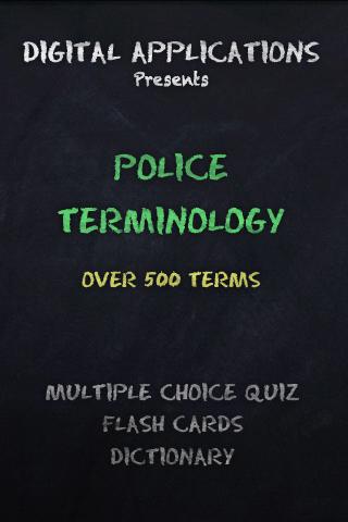 500 POLICE TERMS Quiz App 1.0