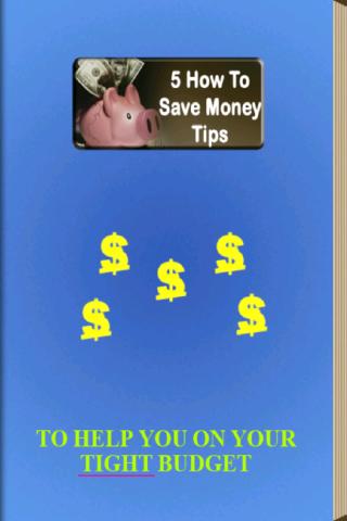 5 How To Save Money Tips 1.0