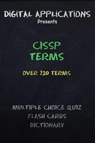 720+ CISSP Terminology Quiz 1.0