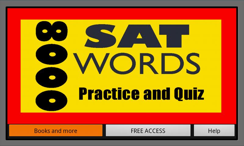 8000 SAT Words, Practice& Quiz 1.0