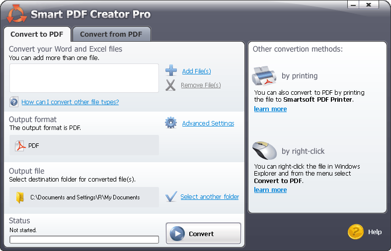 Smart PDF Creator Pro 7.1