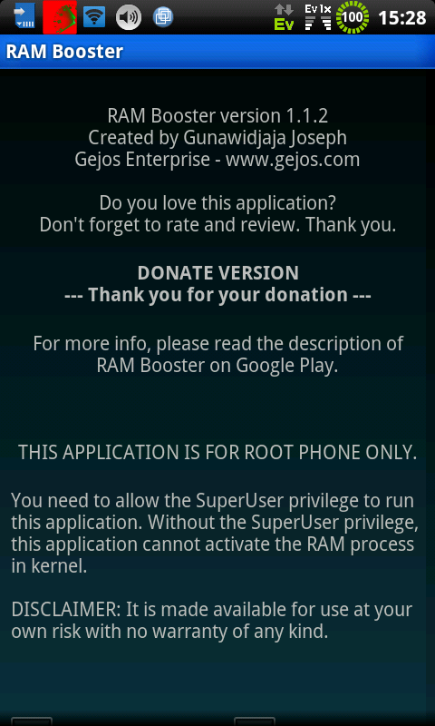 [Donate] RAM Booster 1.3.6