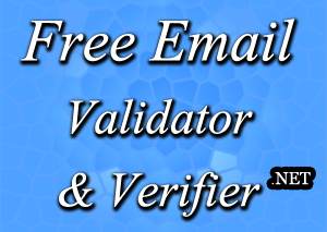 .Net Email Validator 1.0.0