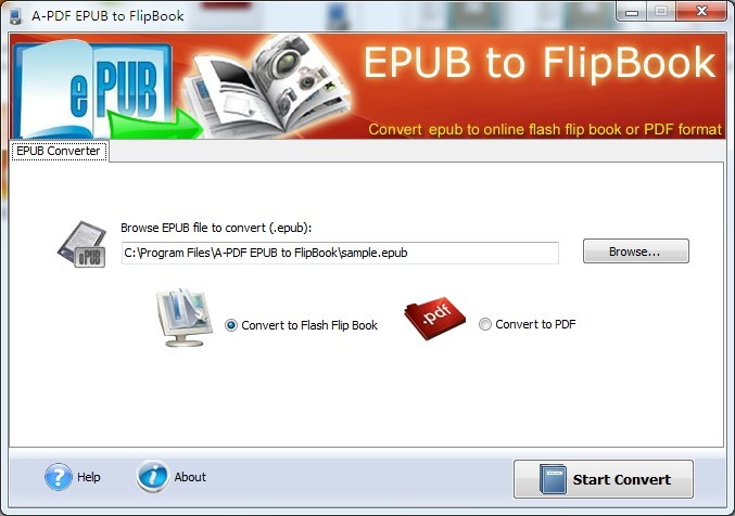 A-PDF EPUB to Flipbook 1.5