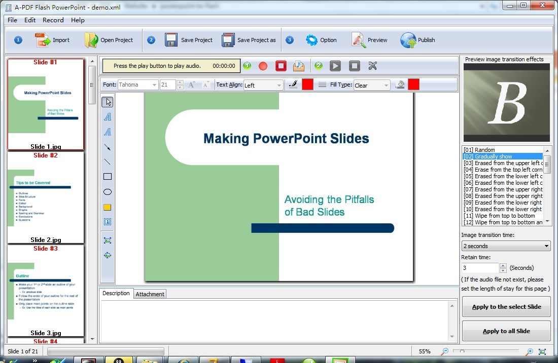 A-PDF Flash PowerPoint 1.7