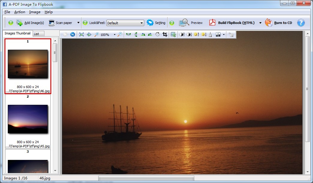 A-PDF Image to FlipBook 3.2
