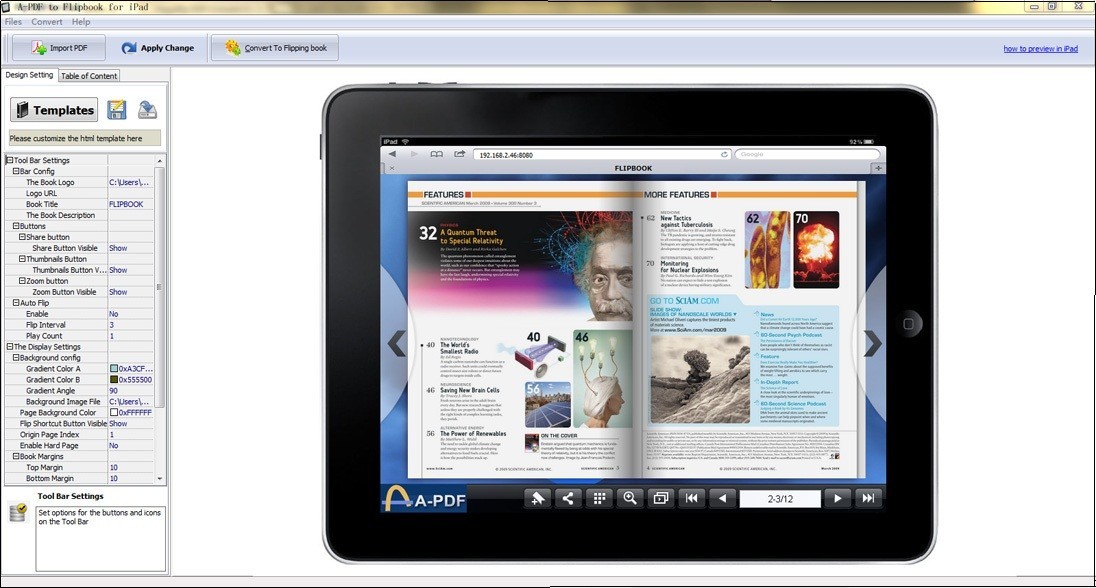 A-PDF to Flipbook for iPad (Flip PDF for iPad) 1.3.4