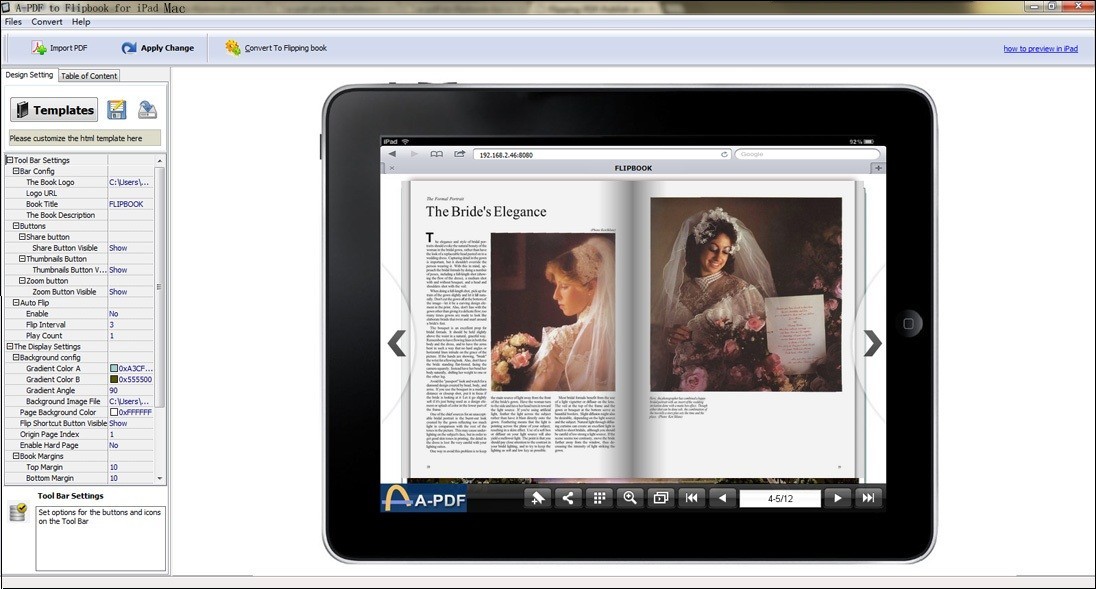 A-PDF to Flipbook for iPad Mac (Flip PDF for iPad Mac) 1.0