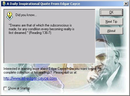 A Daily Inspirational Quote From Edgar Cayce 1.0.1