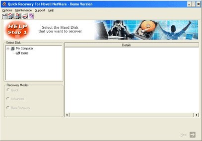 A Data Recovery Software- QR Novell Netware 10.x