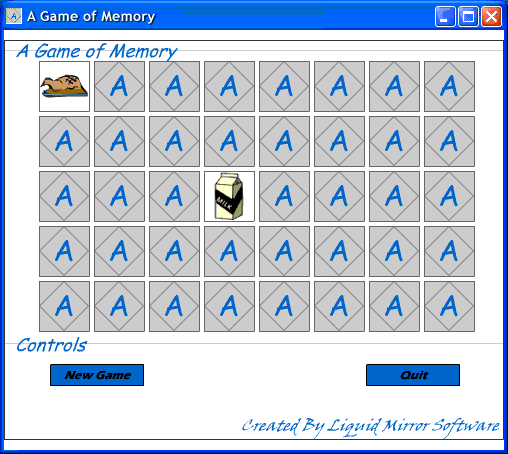 A Game of Memory 1.0