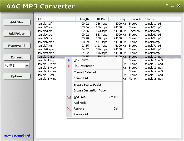 AAC MP3 Converter 4.0.1125
