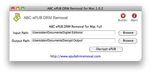 ABC ePUB DRM Removal for Mac 1.0.2