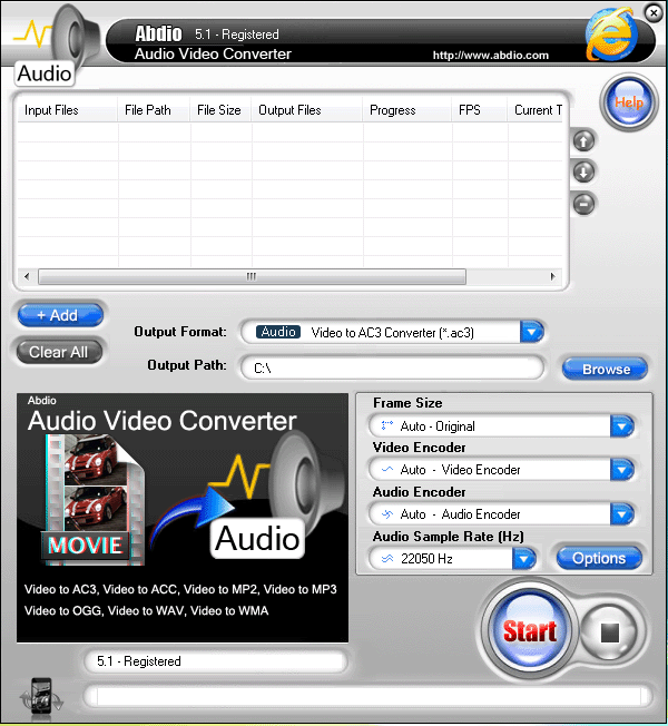 Abdio Audio Video Converter 6.67