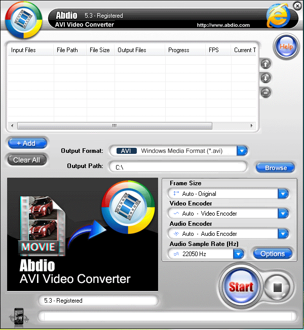 Abdio AVI Video Converter 6.8