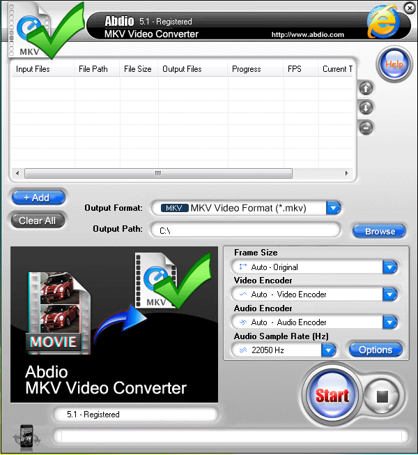 Abdio MKV Video Converter 6.67
