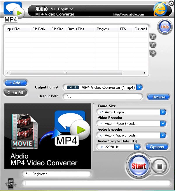 Abdio MP4 Video Converter 6.67
