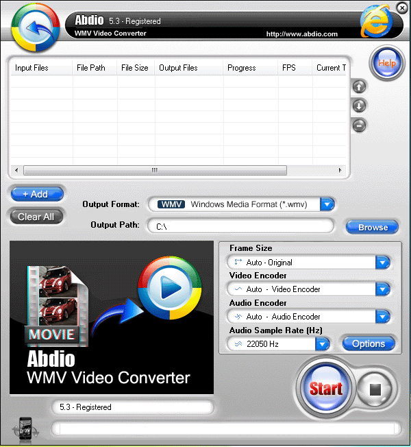 Abdio WMV Video Converter 6.67