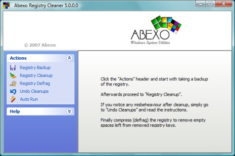 Abexo Registry Cleaner 5.3