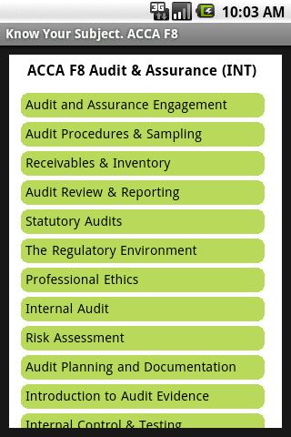 ACCA F8 Audit & Assurance INT 1.3