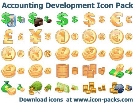 Accounting Development Icon Pack 2012
