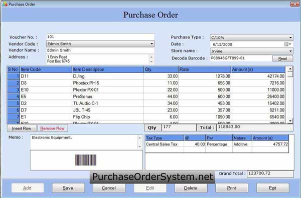 Accounting Software with Barcode 3.0.1.5