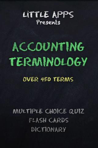 ACCOUNTING Terms Learning Quiz 1.0