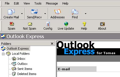 Accurate Spam For Outlook Express 1.2