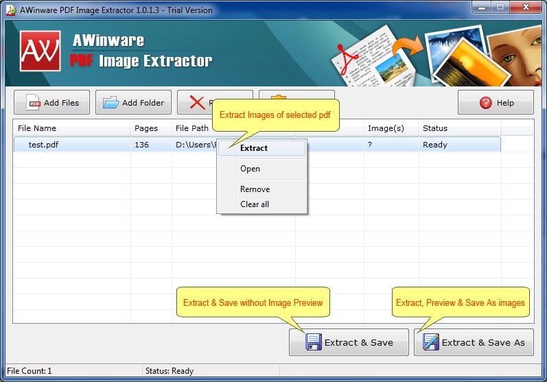 Acrobat PDF Image Extractor 1.0.1.3