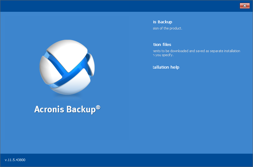 Acronis Backup Universal License 11.7.0.44190
