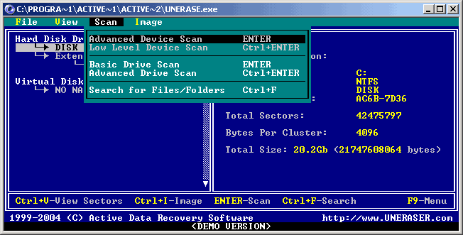 Active@ UNERASER - Data Recovery Software 3.0