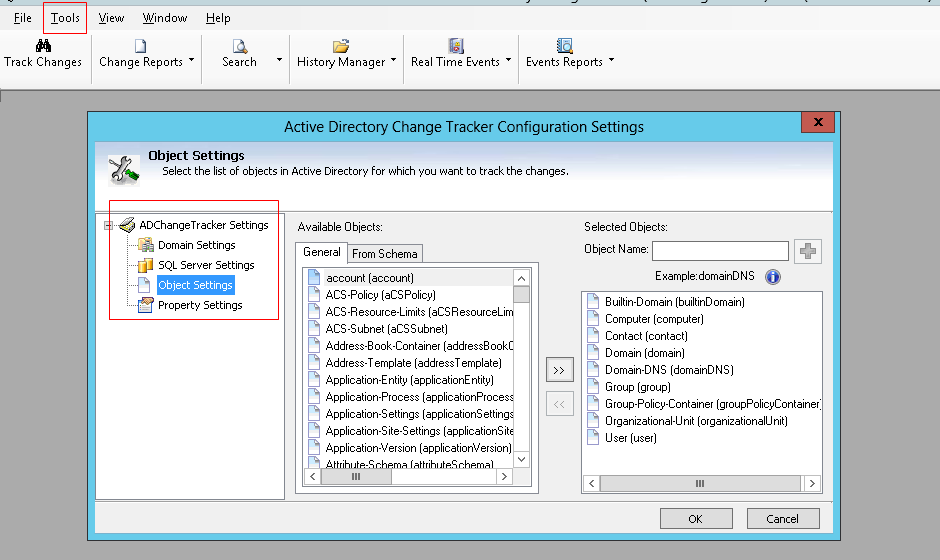 Active Directory Change Tracker 2.5