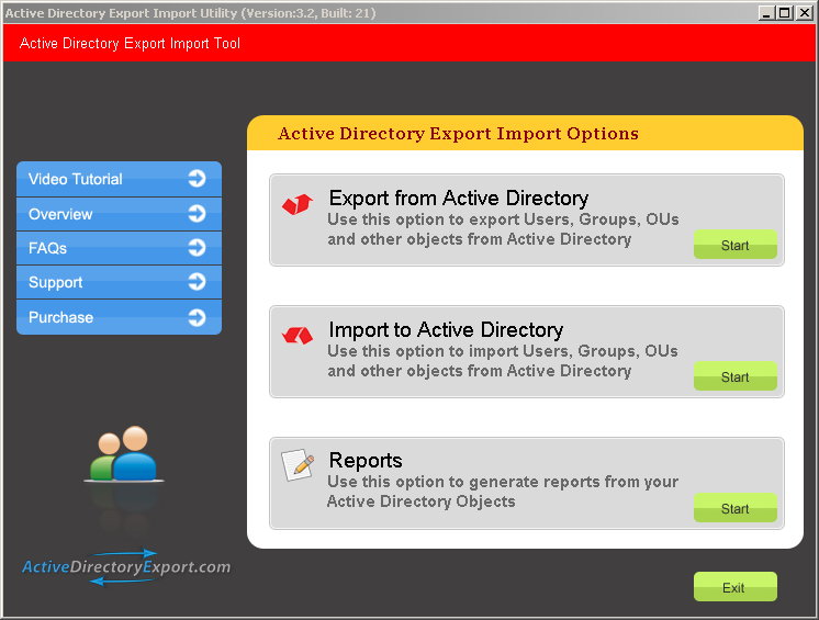 Active Directory Export 3.0