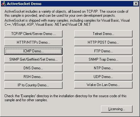 ActiveSocket Network Toolkit 3.0