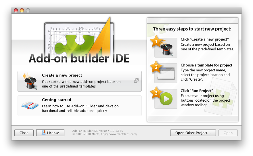 Add-on Builder IDE for Safari 1.0.1