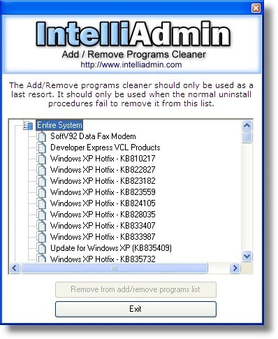 Add Remove Program Cleaner 2.0