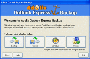 Adolix Outlook Express Backup 2.61