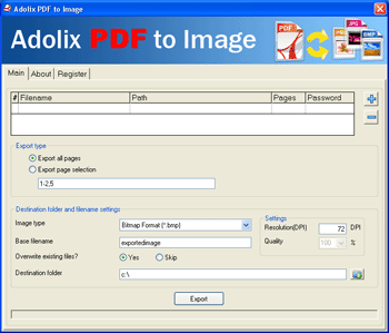 Adolix PDF to Image 1.3